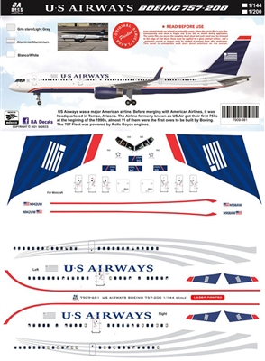 1:200 US Airways Boeing 757-200