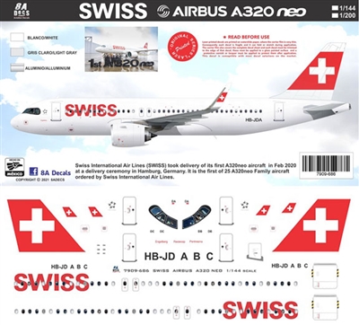 1:200 Swiss Airlines Airbus A.320NEO