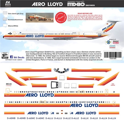 1:200 Aero Lloyd McDD MD82