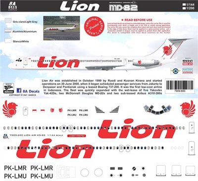 1:200 Lion Air McDD MD-82