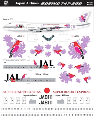 1:200 JAL 'Super Resorts Express' Boeing 747-200