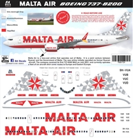 1:200 Air Malta Boeing 737-MAX8-200