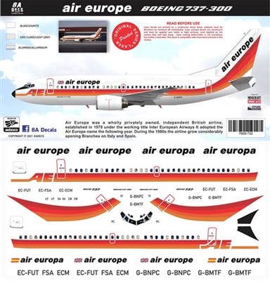 1:200 Air Europe Boeing 737-300