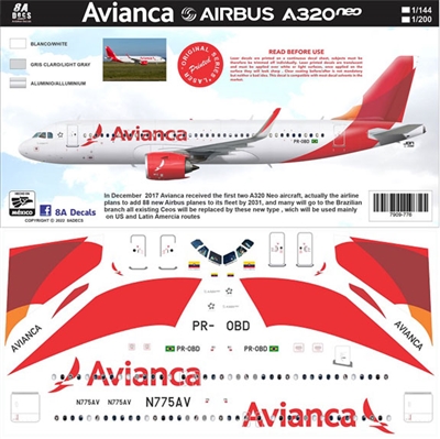 1:200 Avianca Airbus A.320NEO