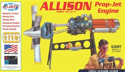 1:10 Allison 501-D13 Prop Jet Engine