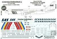 1:200 SAS Boeing 767-200/-300