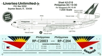 1:200 Philipine Airlines McDD DC-10-30