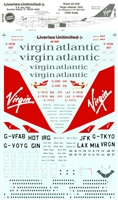 1:200 Virgin Atlantic Boeing 747's