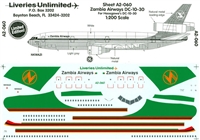 1:200 Zambia Airways DC-10-30