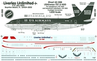 1:200 USAirways Boeing 737-200/-300/-400