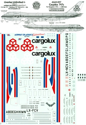 1:200 Cargolux Boeing 747 Freighters