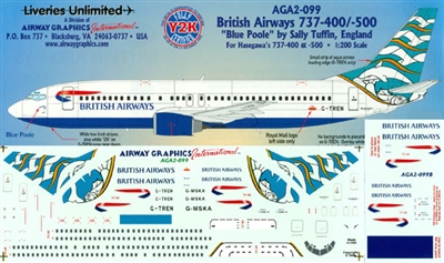 1:200 British Airways 'Blue Poole' Boeing 737s