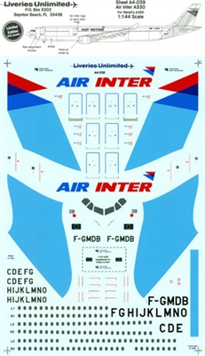 1:144 Air Inter Airbus A.330-300