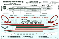 1:144 Royal Air Maroc Boeing 727-200