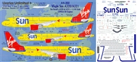 1:144 Virgin Sun A320 / A.321