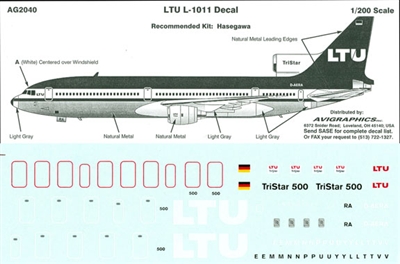 1:200 LTU L.1011 Tristar