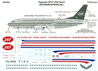 1:200 JAT Yugoslav Airlines  Boeing 737-300