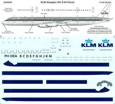 1:144 KLM Douglas DC-8-63