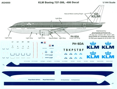 1:144 KLM Boeing 737-300/-400