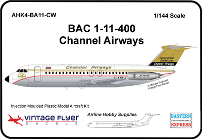 1:144 BAC 1-11-400, Channel Airways
