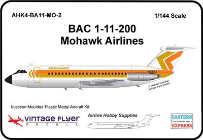 1:144 BAC 1-11-200, Mohawk Airlines (final cs)