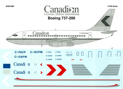 1:100 Canadian Airlines Boeing 737-200