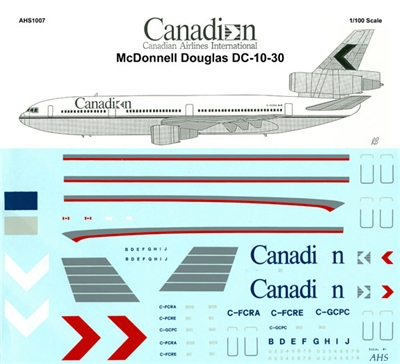 1:100 Canadian Airlines McDD DC-10-30