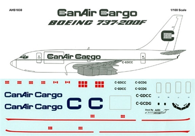 1:100 Canair Cargo Boeing 737-200C