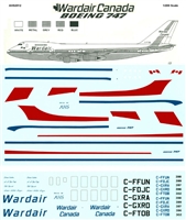1:200 Wardair Canada Boeing 747-1D1/-2D1B