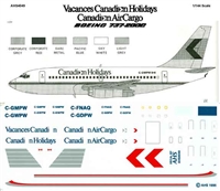 1:144 Canadian Cargo / Holidays Boeing 737-200