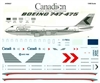 1:400 Canadian Airlines International Boeing 747-400