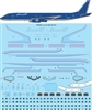 1:144 Ultra 'Corvette Blue' Douglas DC-8-62