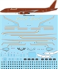 1:144 Ultra 'Terra Cotta' Douglas DC-8-62