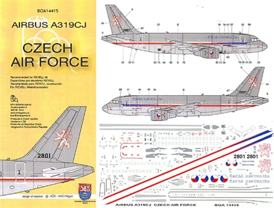 1:144 Czech Air Force Airbus A.319CJ