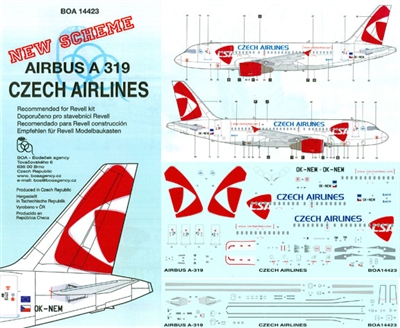 1:144 CSA Czech Airlines Airbus A.319