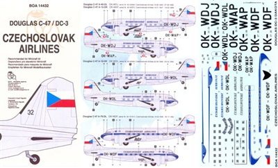 1:144 Czechoslovak Airlines Douglas DC-3