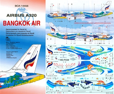 1:144 Bangkok Air Airbus A.320