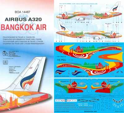 1:144 Bangkok Air Airbus A.320