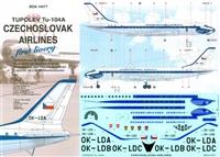 1:144 Czechoslovak Airlines Tupolev 104