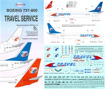 1:144 Travel Service Boeing 737-800