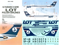 1:144 LOT Polish Ilyushin 62M