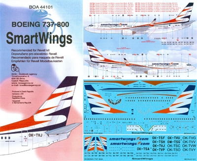 1:144 Smart Wings Boeing 737-800