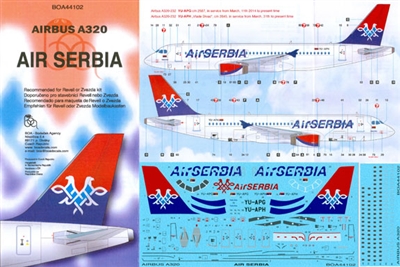 1:144 Air Serbia Airbus A.320