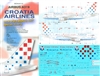 1:144 Croatia Airlines Airbus A.319