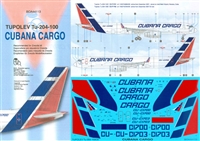 1:144 Cubana Cargo Tupolev Tu.204C