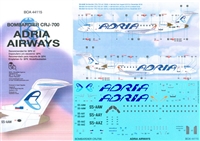 1:144 Adria Airways Canadair CRJ-700