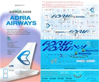 1:144 Adria Airways Airbus A.320