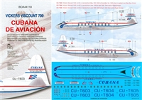 1:144 Cubana Vickers Viscount 700