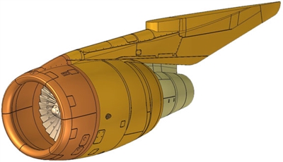 1:144 RB.211-524B4 Engines (2 1/2), L.1011 Tristar