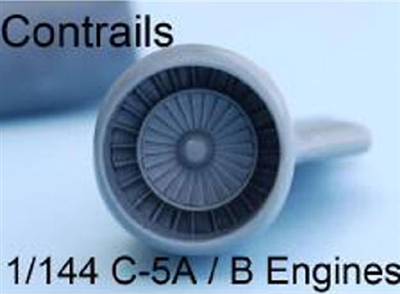 1:144 GE TF-39 Engines (4) for C5 Galaxy